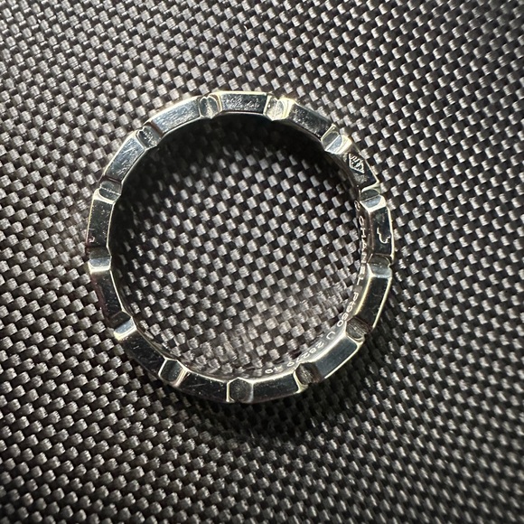 Chanel Premiere Promesse Wedding Band Link 2 Point Diamond 0.02ct PT950 US4.75 - Picture 5 of 11